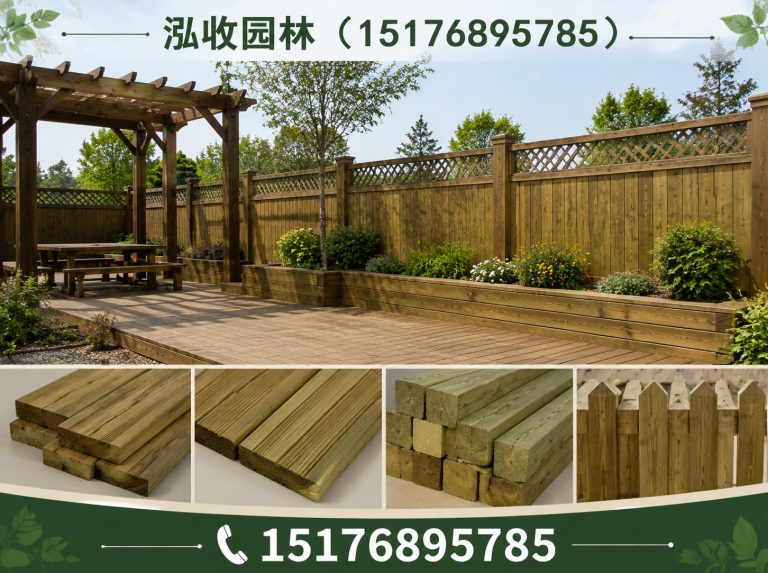 兰州京津冀防腐木工程展示图